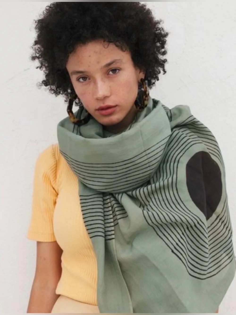 Block Shop Sage Fountain Scarf - Picture 3 of 6